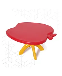 Ehomekart Apple Shape Table - Red Yellow