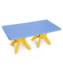 Ehomekart Rectangle Shape Plastic Table - Blue