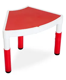Ehomekart Trapezium Shape Block Table - Red