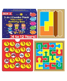 SmartoKids 3-In-1 Activity Set Box 2 - Multicolor
