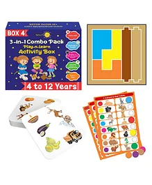 SmartoKids 3-In-1 Activity Set Box 4 - Multicolor