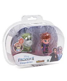 Disney Frozen II Whisper & Glow 3D Mini Figures Pack of 2 Multicolor - Height 6.5 cm