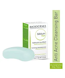 Bioderma Sebium Pain Purifying Blemish Preventing Cleansing Bar - 100 gm