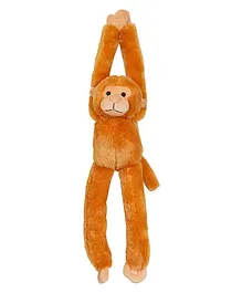 Ultra Plush Hanging Long Monkey Stuffed Soft Toy Brown - Height 53 cm