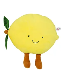 Ultra Plush Lemon Stuffed Pillow - Yellow
