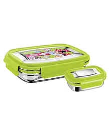 Minnie Mouse Super Food Lunch Box With Container - Green