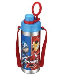 Joyo Avengers Racer Water Bottle With Belt Blue- 600 ml