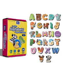 MiniLeaves Magnetic Learning Alphabets 26 Pieces - Multicolor