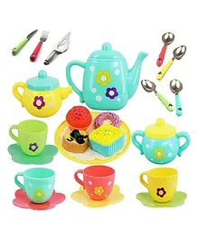 COMERCIO Kitchen Tea Party Set 25 Pieces - Multicolour