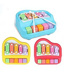 COMERCIO Melody Musical Xylophone and Piano (Colour May Vary)