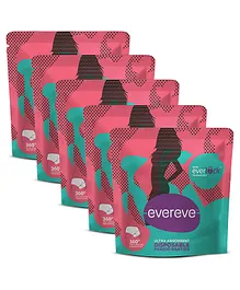 Evereve Ultra Absorbent Disposable Period Panties Size M-L Pack Of 5 - 2 Piece Each