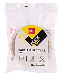 Deli Strong Adhesive Double Sided Tape 24mm - Transparent
