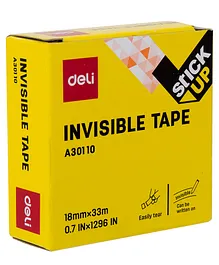 Deli Double Sided Invisible Tape - Transparent