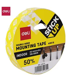 Deli Adhesive Mounting Double Sided Foam Tape - Transparent