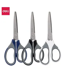 Deli Asymmetric Handles Scissors With Sharp Stainless Steel Blade - Blue