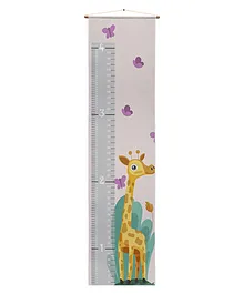 Right Gifting Satin Removable Height/Growth Measurement Wall Hanger - Pink