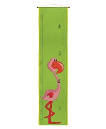 Right Gifting Satin Removable Height/Growth Measurement Wall Hanger - Green