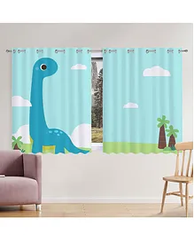 Right Gifting Digital Printed Eyelet Window Curtain For Kids Room - Pack Of 2