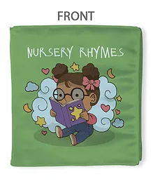 Right Gifting Satin Fabric Nursery Rhymes Cloth Book- English