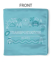 Right Gifting Satin Fabric Transportation Modes Cloth Book- English