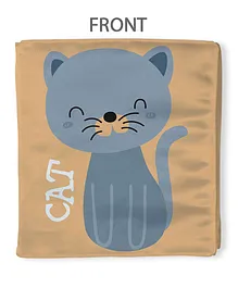 Right Gifting Satin Fabric Cat Cloth Book- English