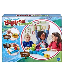 Hasbro Hungry Hippos Launchers Board Game- Multicolor