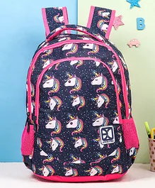 Excelites Unicorn Print School Bag Multicolor - 15 Inches