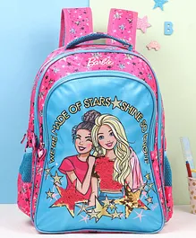 Barbie Star Sequins School Bag Multicolour - 17 Inch
