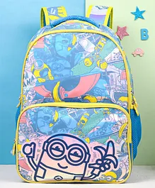 Minions Holographic School Bag Multicolour - 16 Inches