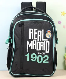 Real Madrid School Bag  Black - 18 Inches