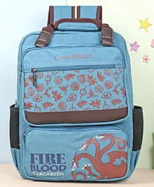 Excelites Targaryen Fire & Blood GOT Canvas Backpack - 17 Inch