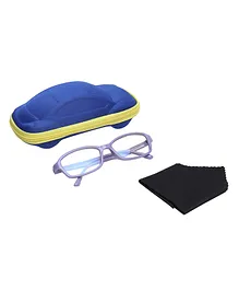Vink Rectangle Spectacles With Blue Cut Plano lens - Purple