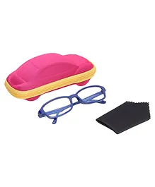 Vink Rectangle Spectacles With Blue Cut Plano lens - Blue