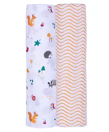 Nuluv Swaddle Wrap Pack Of 2 - Multicolor