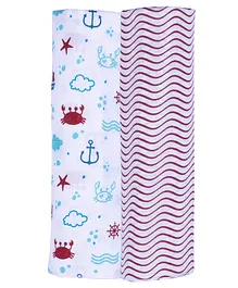 Nuluv Swaddle Wrapper Pack Of 2 - Multicolor