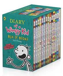 Diary Of A Wimpy Kid Set Of 14 - English 
