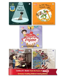 The Ice Cream Master Do Not Mess with The Circle of Life to 6e Everyone Has One Its Worth A Try Great as a Button Bedtime Story Books Pack of 5 - English