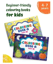 Blossom Colouring Book A1 and A2 Set of 2 - English