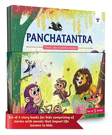Panchatantra Illustrated Moral Story Books Pack of 5 - English
