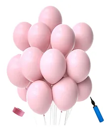 Shopperskart Pastel Balloons For Birthdays & Party Decoration Pink- Pack of 52
