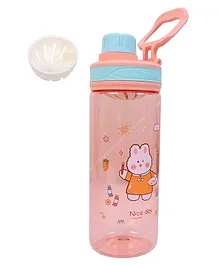 Toyshine Water Bottle With Strainer Pink - 550 ml