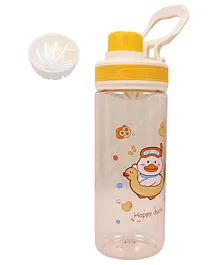 Toyshine Water Bottle With Strainer Yellow - 550 ml
