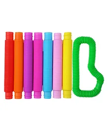 Toyshine Pop Tube Fidget Toys Multicolor - 12 Pieces
