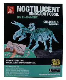 EZ Life 3D Noctilucent Dinosaur Fossil Excavation Toy Kit - Blue