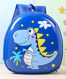 Polo Class Dino Printed Backpack Blue - 12 Inches