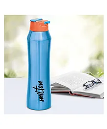 Milton Stark 900 Thermosteel Water Bottle Hot & Cold Vacuum Insulated Flask Blue - 800 ml