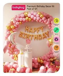 Babyhug Premium Birthday Decor Kit Multicolor - Pack of 121