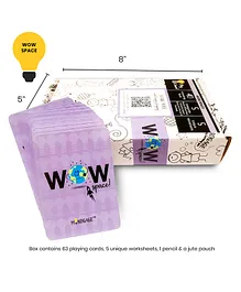 Mindgage Wow Space Cards with Worksheets - 63 Cards