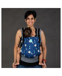 Kol Kol Compact Baby Carrier Party Animal - Blue
