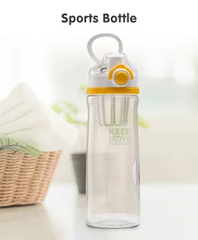 Sports Sipper Bottle Yellow White - 550 ml